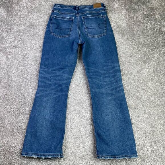 American Eagle 90’s Bootcut Jeans Women’s 4 Blue High Rise Medium Wash Denim - Picture 3 of 13